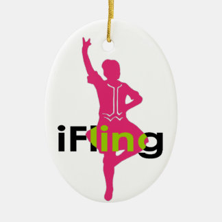 iFling Hochland-Tänzer Keramik Ornament