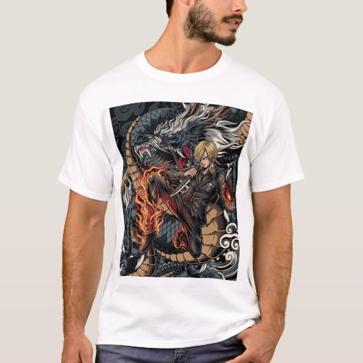 Ifrit Jambe: Die Küche des Drachen T-Shirt (Vorderseite)