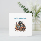 Iftar Dinner Invitations Feiertagskarte (Stehend Vorderseite)