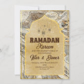 Iftar Dinner Party Einladung Ramadan Kareem 2025 (Vorderseite)