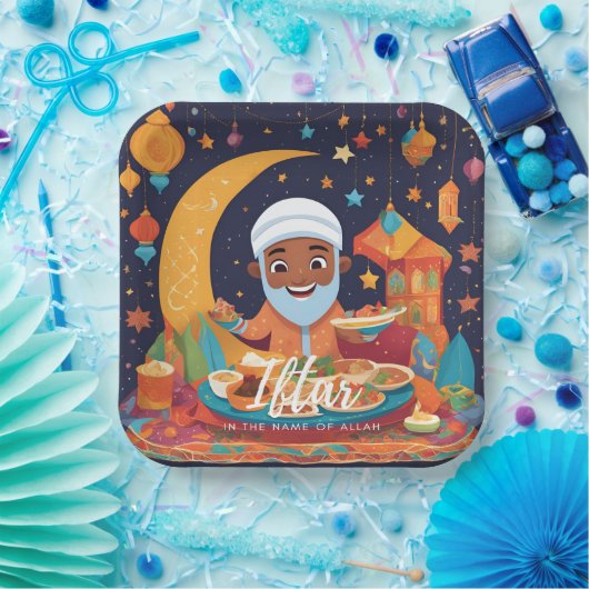 Iftar Disposable Vater Teller (Party)