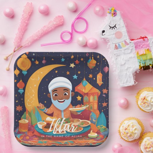 Iftar Disposable Vater Teller (Party)