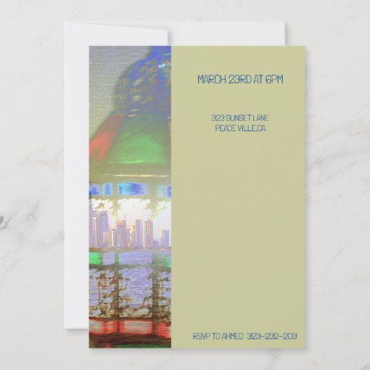 Iftar Einladung (Rückseite)