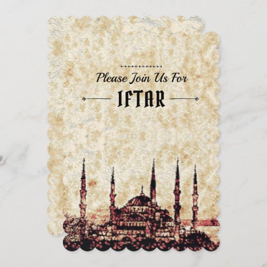 iftar einladung (Vorne/Hinten)