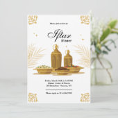 Iftar-Einladung Einladung (Stehend Vorderseite)