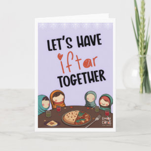 Iftar-Einladung - Freunde Karte