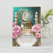 Iftar-Einladung | Schöner Wasserfall Einladung (Stehend Vorderseite)