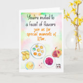 Iftar Feast - Colorful Card Karte (Gelbe Blume)