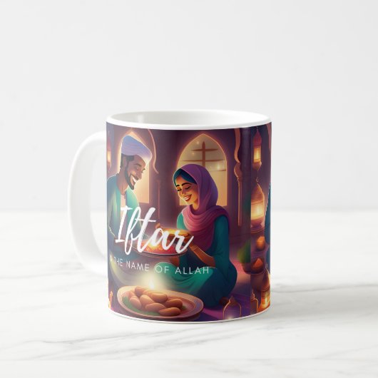 Iftar Husband und Ehefrau Tasse (Vorderseite Links)