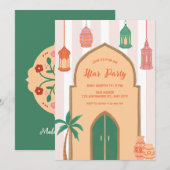 Iftar Invitation | Arabian Night Einladung (Vorne/Hinten)