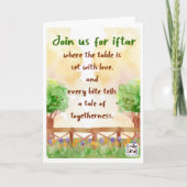 Iftar Invitation - Landscape Karte (Vorderseite)