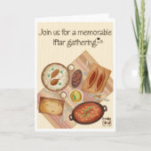 Iftar Invite - Dinner Table Karte (Vorderseite)