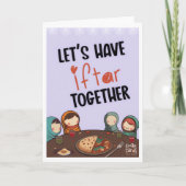 Iftar Invite - Friends Karte (Vorderseite)