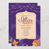 Iftar Party Einladung (Vorne/Hinten)