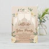 Iftar-Party Einladung (Stehend Vorderseite)