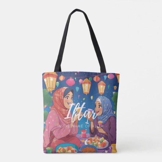 Iftar Sisters Tote Bag Tasche (Rückseite)
