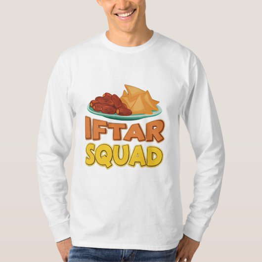 Iftar Squad Ramadan Food Illustration T-Shirt (Vorderseite)
