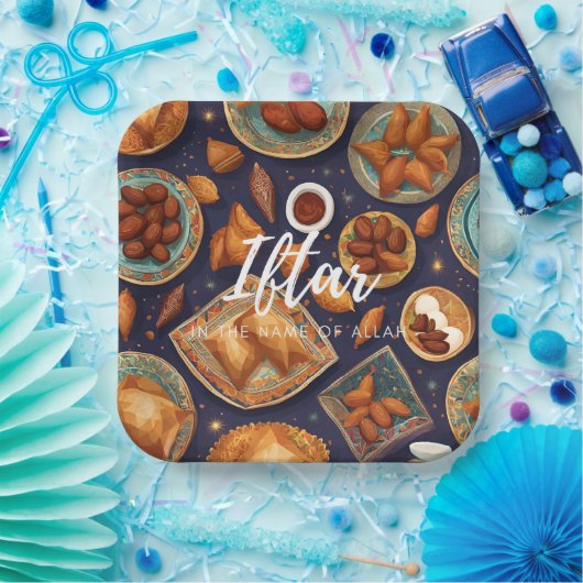 Iftar verfügbare Teller (Party)