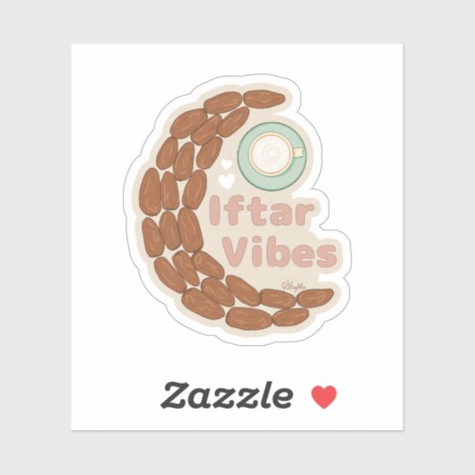 Iftar-vibes inspiriert aufkleber (Blatt)