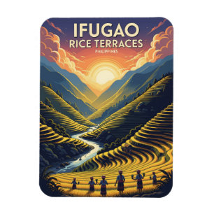 Ifugao Rice Terraces Philippines Reisen Magnet