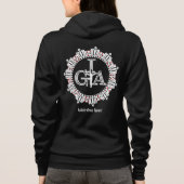 IGA der Blut-LogoHoodie Des KÖNIGS (Frauen) im Hoodie (Rückseite)