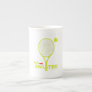 Iga Swiatek, Tennisspielerin, Ziege, Champion Porzellantasse