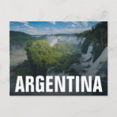 Igauzu Fall in Argentinien Postkarte (Vorderseite)