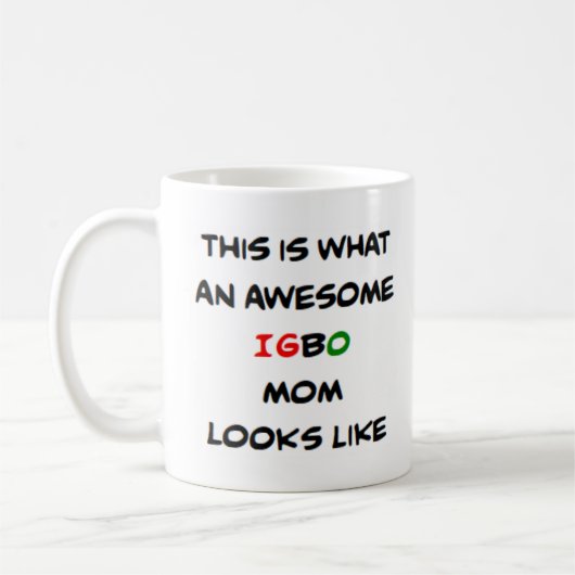igbo Mutti, großartig Kaffeetasse (Links)