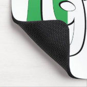 Igbo (nigerische Flagge) Mousepad (Ecke)