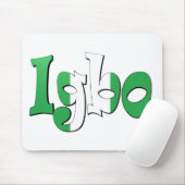Igbo (nigerische Flagge) Mousepad (Mit Mouse)