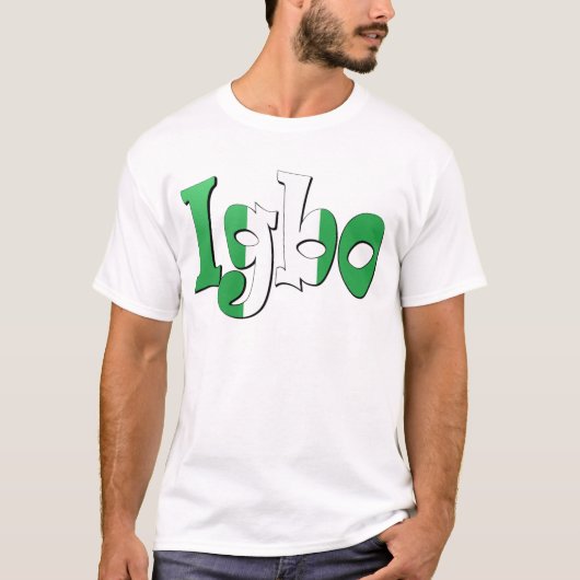 Igbo (nigerische Flagge) T-Shirt (Vorderseite)
