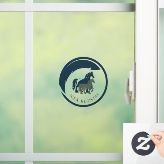 IGEA LOGO FENSTER CLING DECAL FENSTERAUFKLEBER (Zuhause)