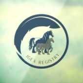 IGEA LOGO FENSTER CLING DECAL FENSTERAUFKLEBER (Blatt 3)