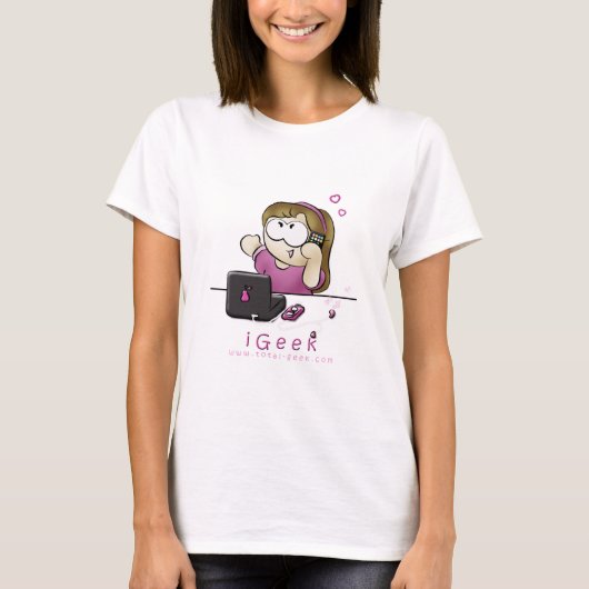 iGeek Mädchen-Shirt T-Shirt (Vorderseite)