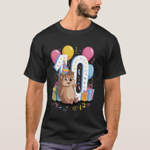 Igel 10. Geburtstag Junge Mädchen 10 Jahre alt zeh T-Shirt