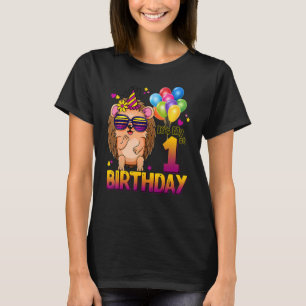 Igel 1. Geburtstag 1 Jahre alter Igel Geburt T-Shirt