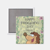 Igel 2. Februar Magnet (Vorderseite/Rückseite)