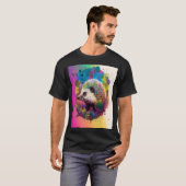 Igel Abstrakt Art T-Shirt (Vorne ganz)