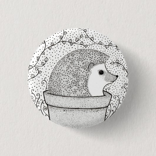 Igel Abzeichen Button (Vorderseite)