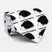 Igel - Achtung des Igels Krawatte (Gerollt)