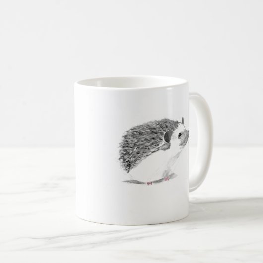 Igel Adorable Süße Tier Malerei Kaffeetasse (VorderseiteRechts)