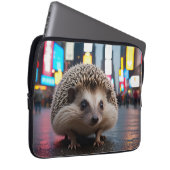 Igel am Times Square Laptopschutzhülle (Vorne Rechts)