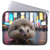 Igel am Times Square Laptopschutzhülle (Vorderseite)