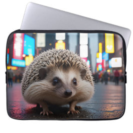 Igel am Times Square Laptopschutzhülle