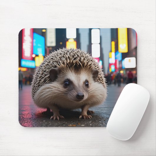 Igel am Times Square Mousepad (Mit Mouse)
