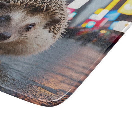 Igel am Times Square Schneidebrett (Ecke)