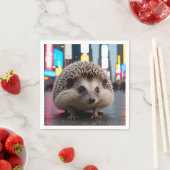 Igel am Times Square Serviette (Beispiel)