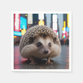 Igel am Times Square Serviette (Vorderseite)