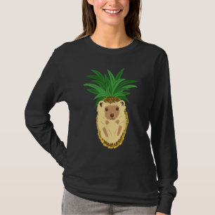 Igel Ananas Kleidung Outfit Art Geschenk H T-Shirt
