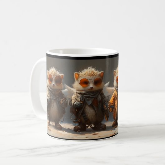Igel Angel Punks 15oz Tasse (Vorderseite Links)
